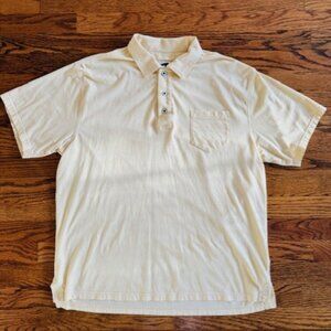 NWOT Mountain Khakis Polo Shirt | Pale Yellow | Size L